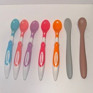 Set of 7 Colorful Baby Spoon Set